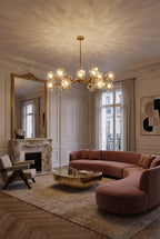 Crystal Ball Round Chandelier