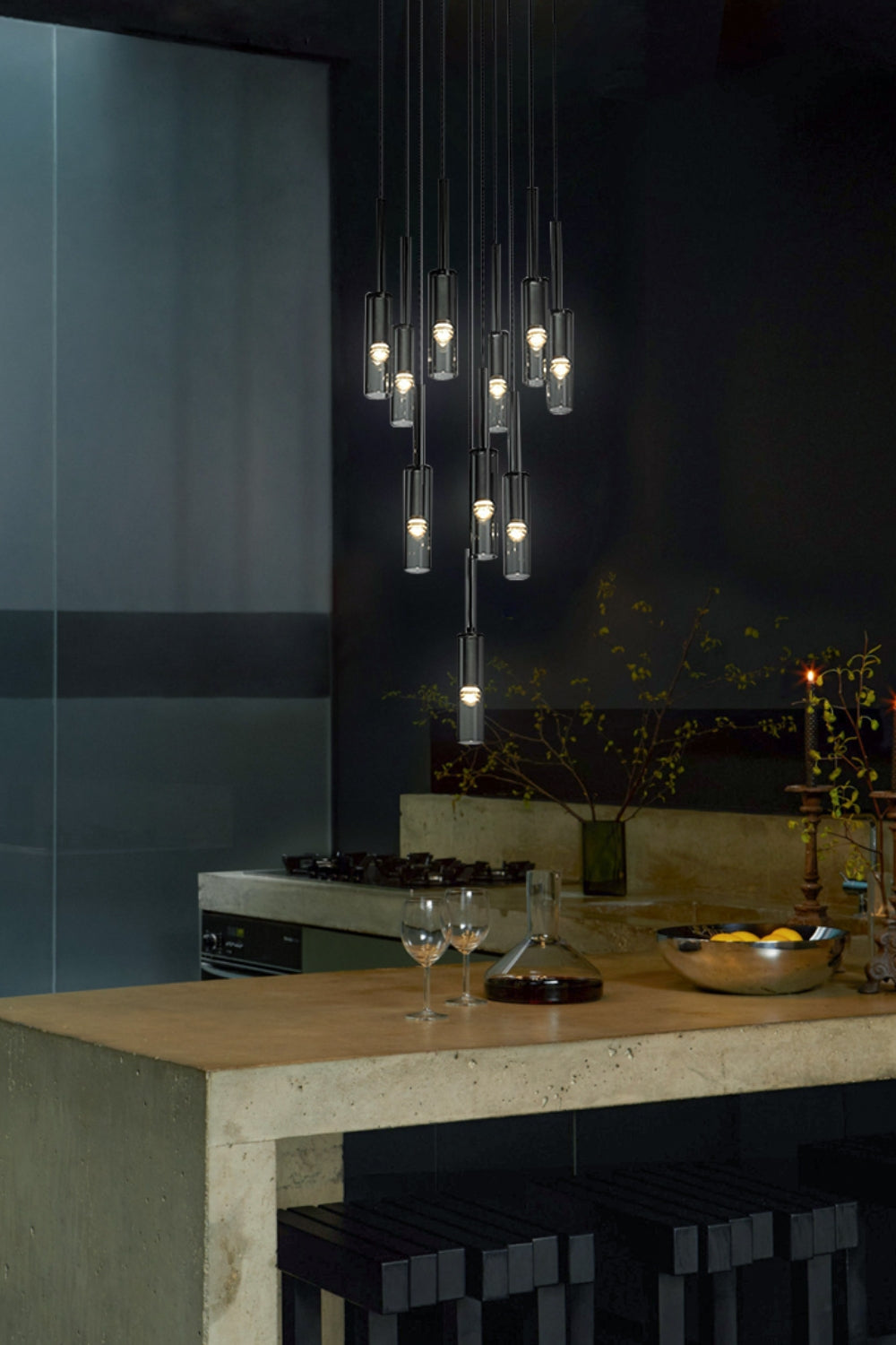 Dariel-Long Hanging Light