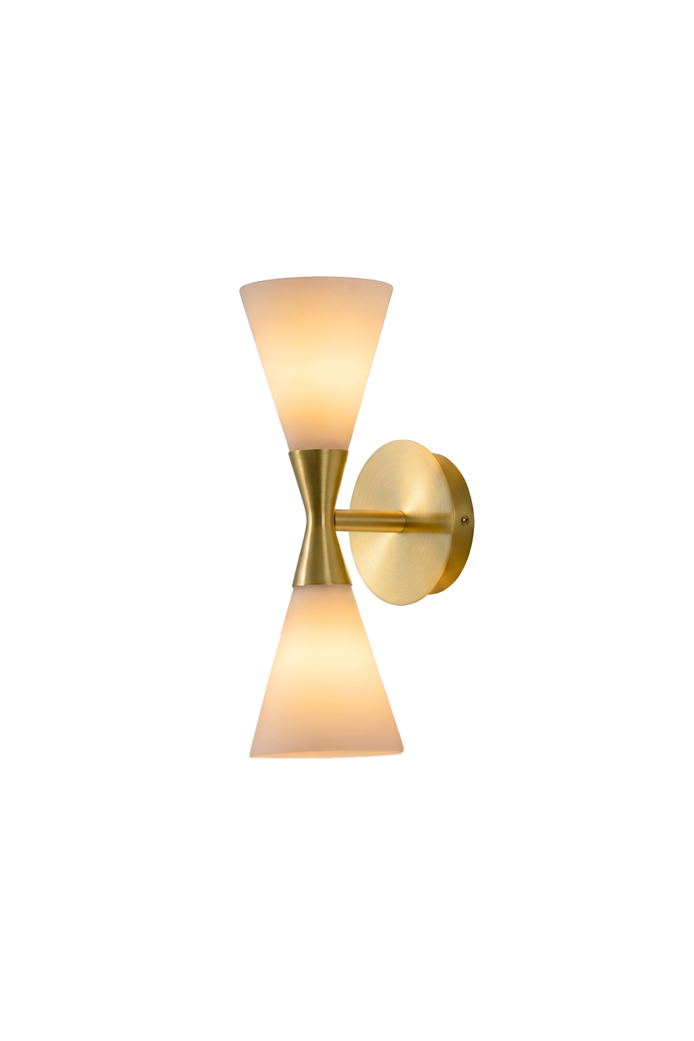 Diabolo Symmetry Glass Wall Sconce