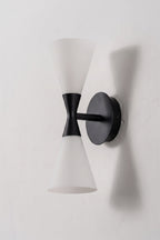 Diabolo Symmetry Glass Wall Sconce