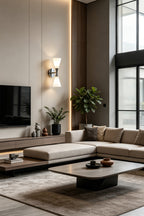 Diabolo Symmetry Glass Wall Sconce