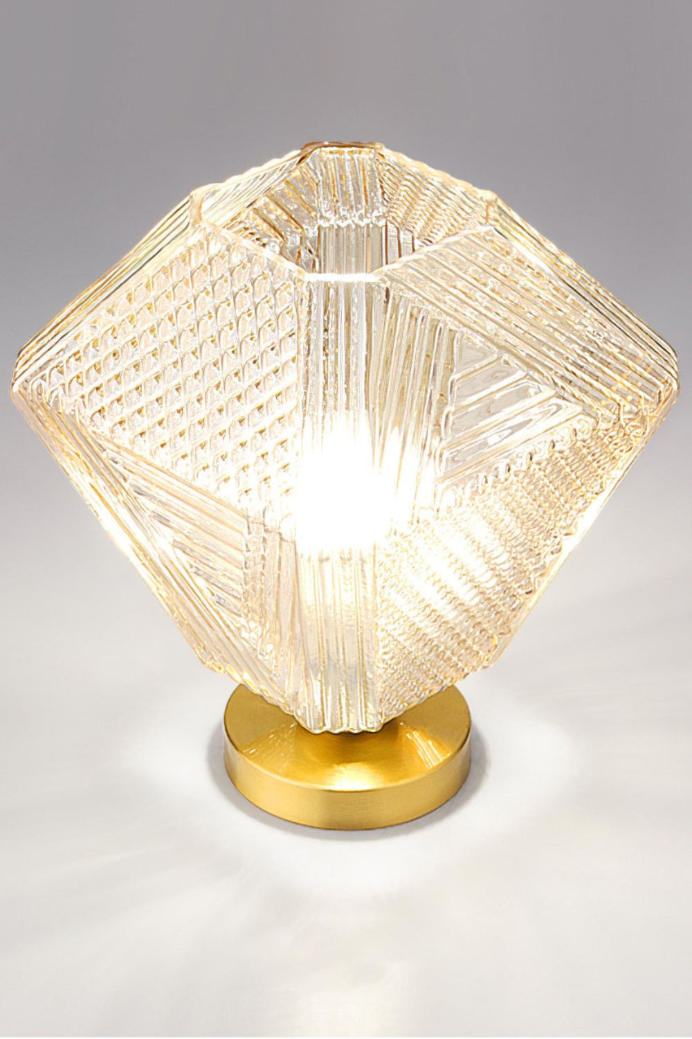 Diamond Cut Art Deco Ceiling Light