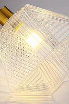 Diamond Cut Art Deco Ceiling Light