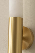 Double-Headed Alabaster Wall Lamp