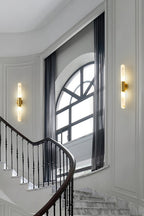 Double-Headed Alabaster Wall Lamp