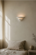 Double-layer Inverted Plaster Wall Lamp