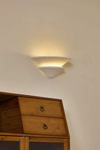 Double-layer Inverted Plaster Wall Lamp