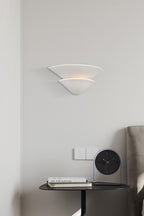 Double-layer Inverted Plaster Wall Lamp