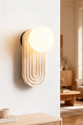 Elegant Travertine Wall Light