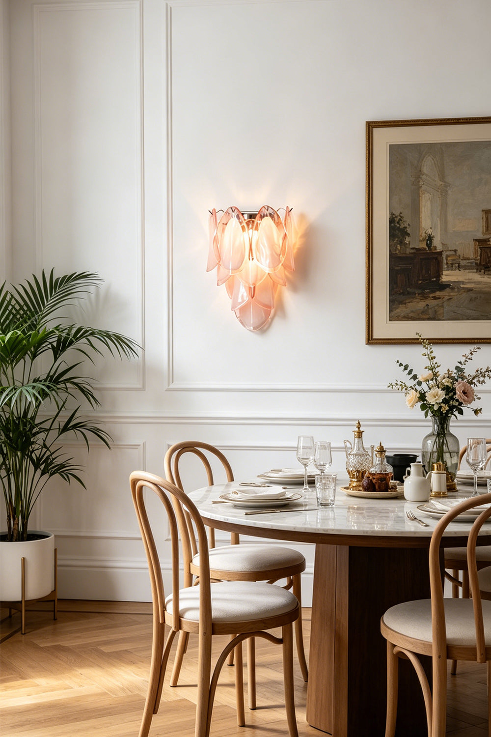 Elysian Bloom Glass Wall Lamp