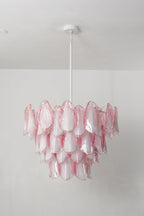 Elysian Bloom Rose Glass Chandelier