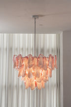 Elysian Bloom Rose Glass Chandelier