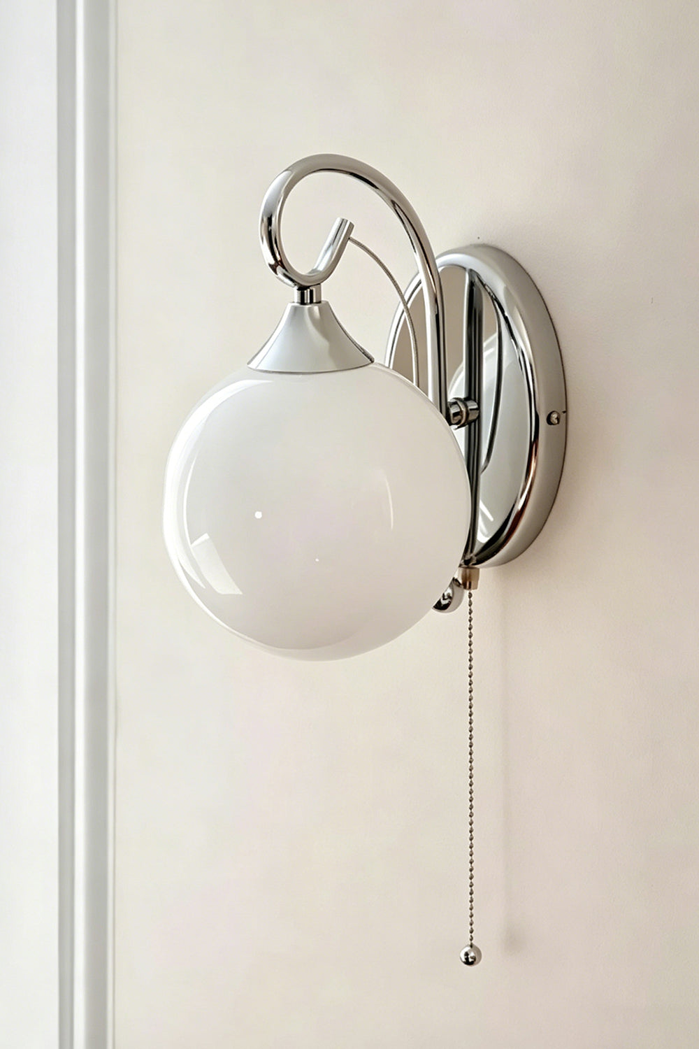 Elysian Circlet Wood & Glass Chandelier Wall Lamp
