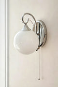 Elysian Circlet Wood & Glass Chandelier Wall Lamp
