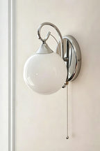 Elysian Circlet Wood & Glass Chandelier Wall Lamp