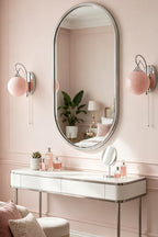 Elysian Circlet Wood & Glass Chandelier Wall Lamp