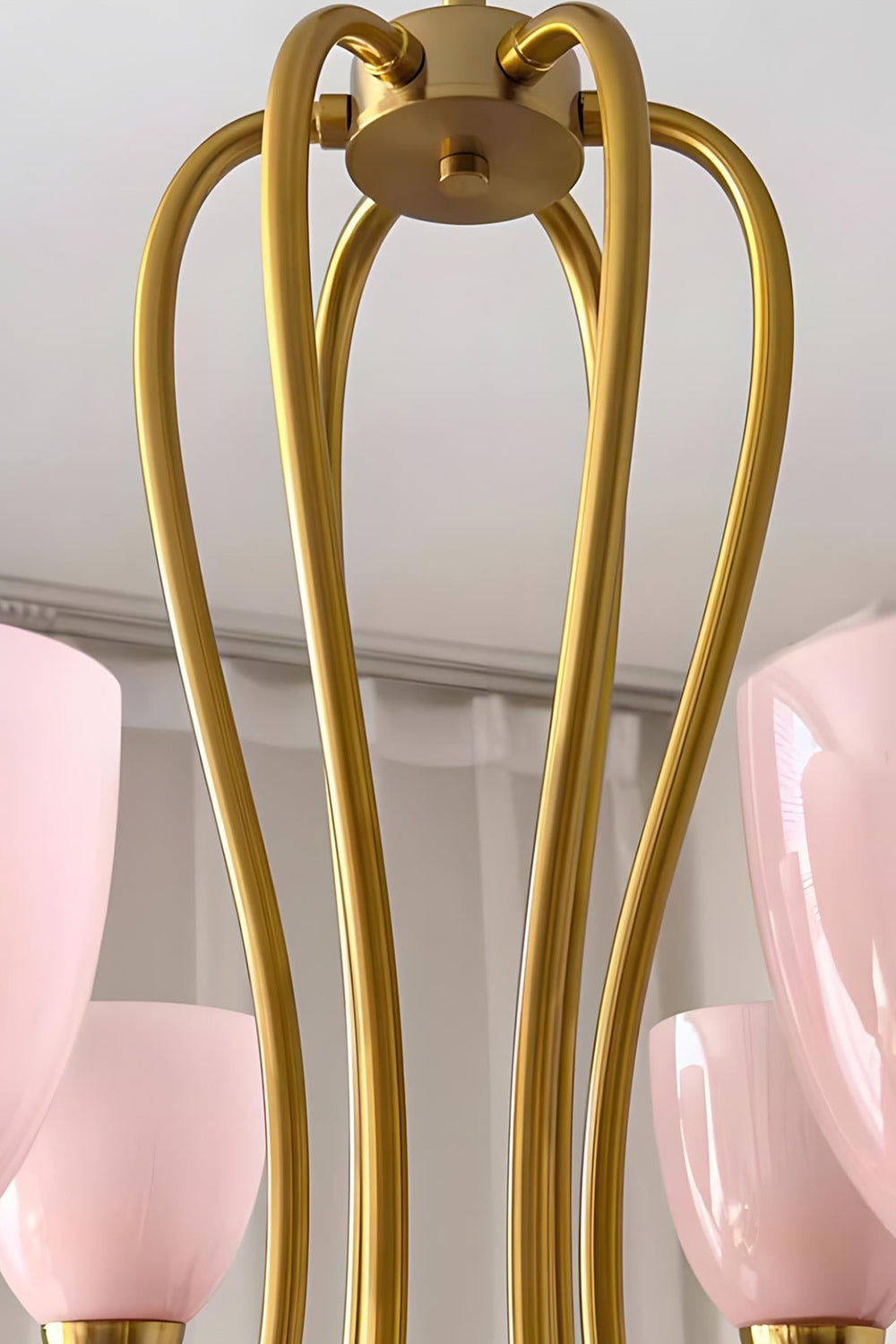 Ethereal Floret Lacquer Chandelier