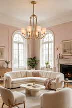 Ethereal Floret Lacquer Chandelier