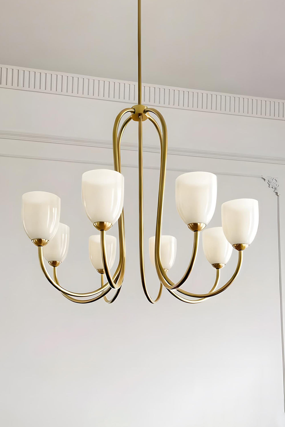 Ethereal Floret Lacquer Chandelier