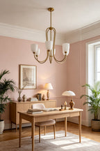 Ethereal Floret Lacquer Chandelier