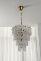 Ethereal Icicle Waterfall Chandelier