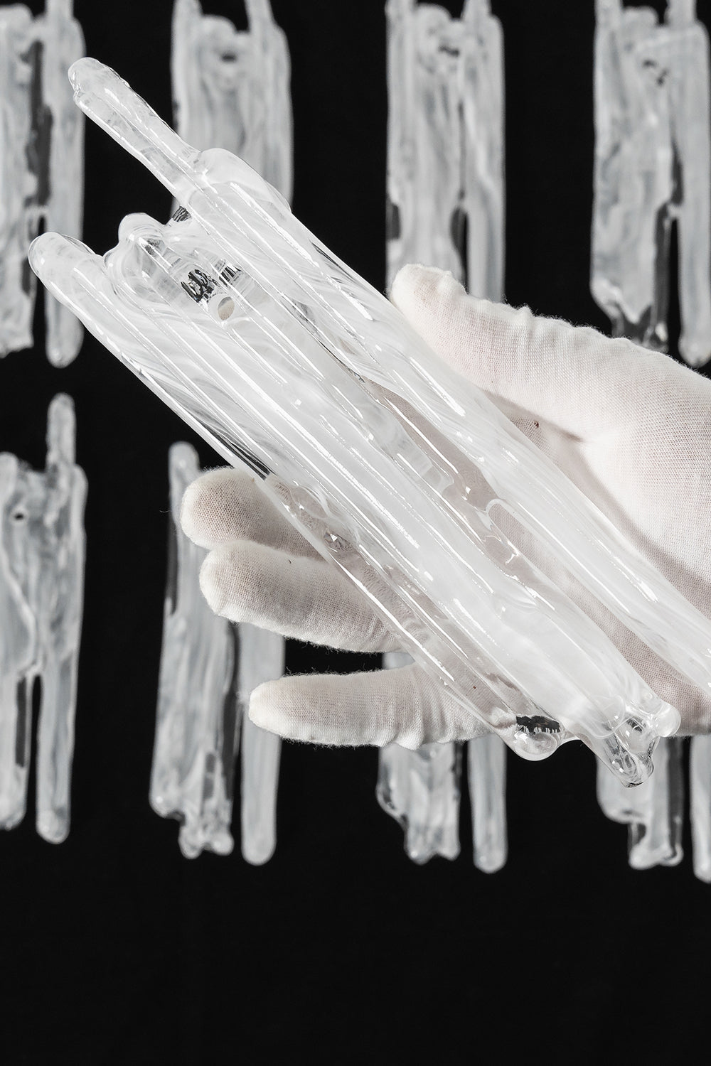 Ethereal Icicle Waterfall Chandelier