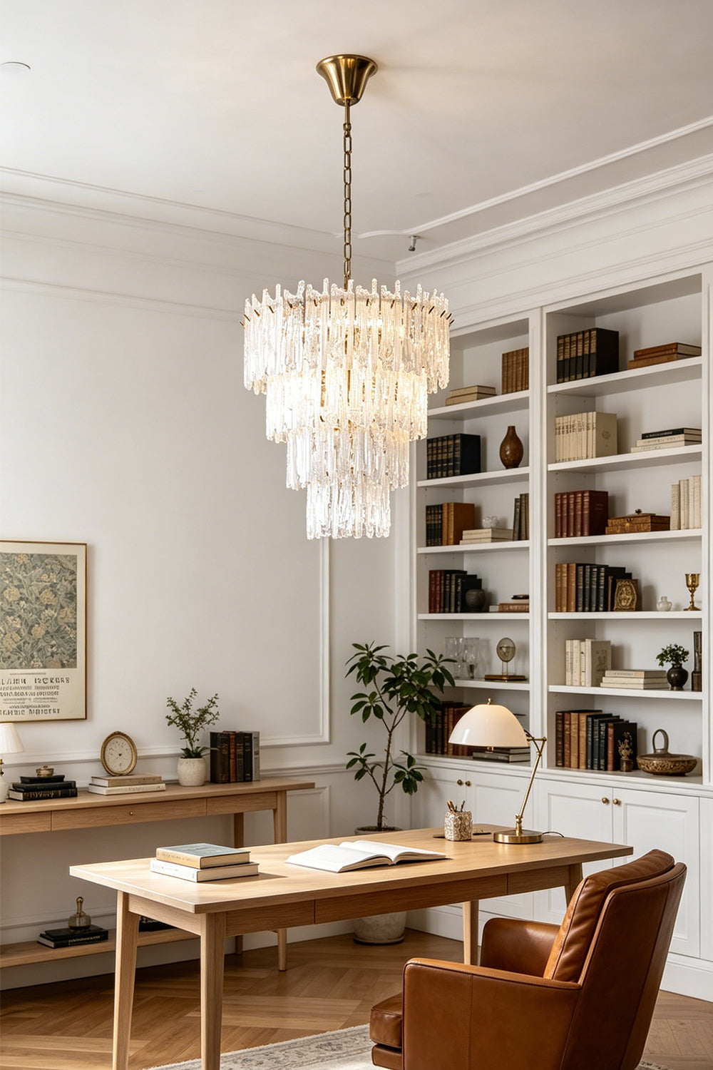 Ethereal Icicle Waterfall Chandelier
