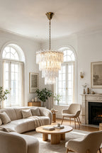 Ethereal Icicle Waterfall Chandelier