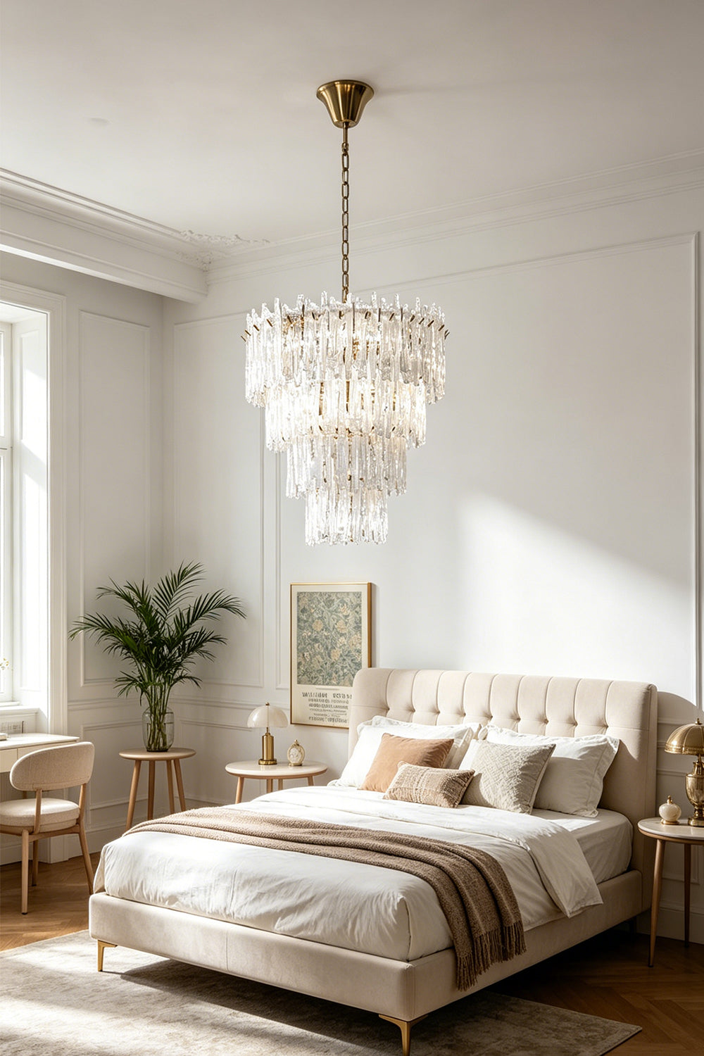 Ethereal Icicle Waterfall Chandelier
