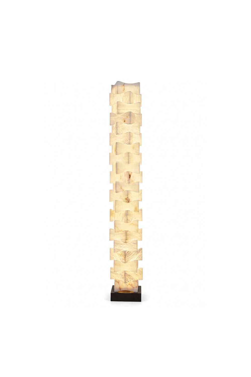 Ethereal Monolith Alabaster Floor Lamp