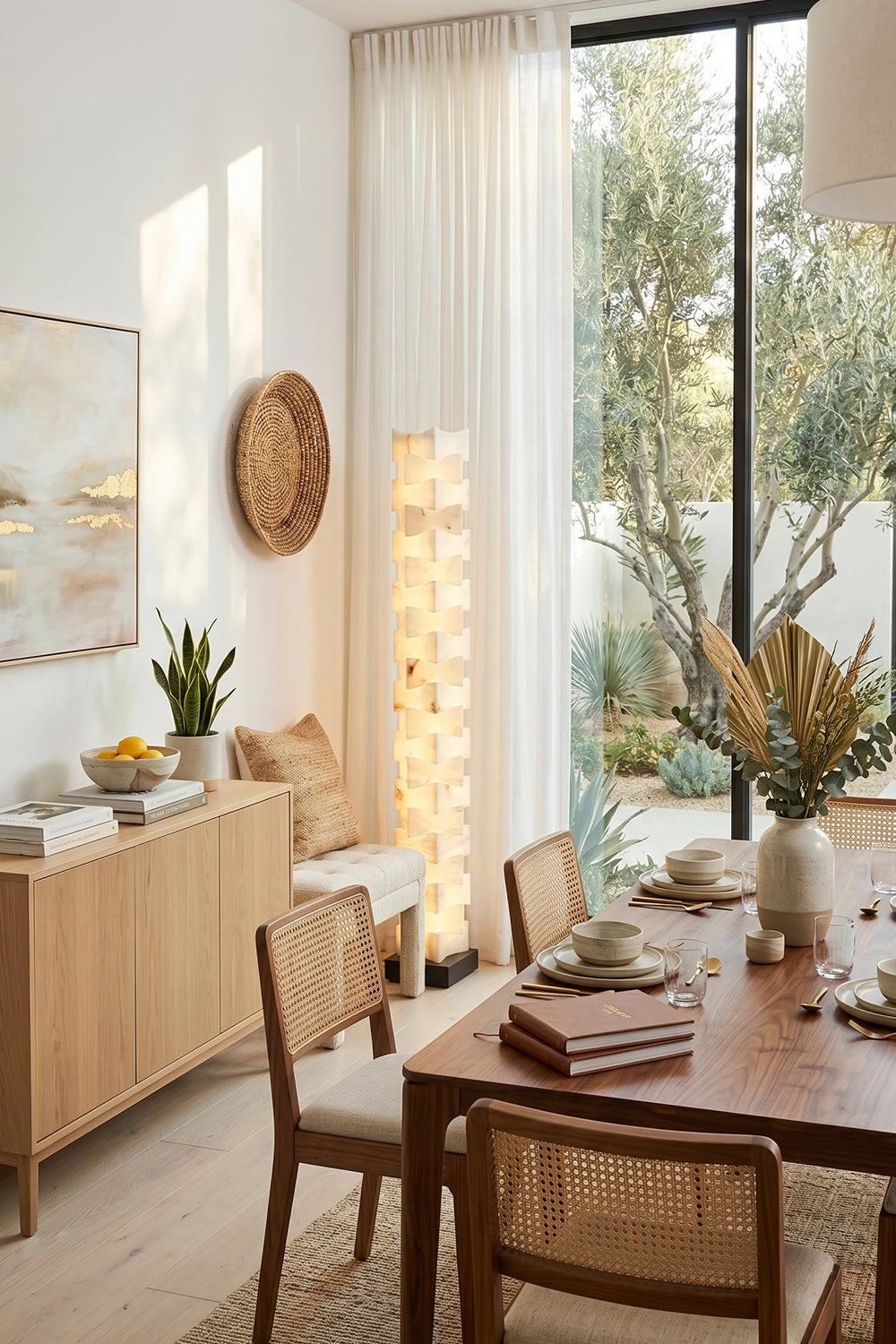 Ethereal Monolith Alabaster Floor Lamp
