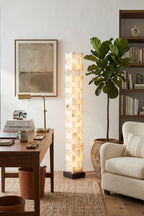 Ethereal Monolith Alabaster Floor Lamp