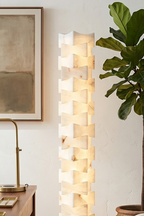 Ethereal Monolith Alabaster Floor Lamp