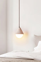 Etruscan Travertine Dome Light
