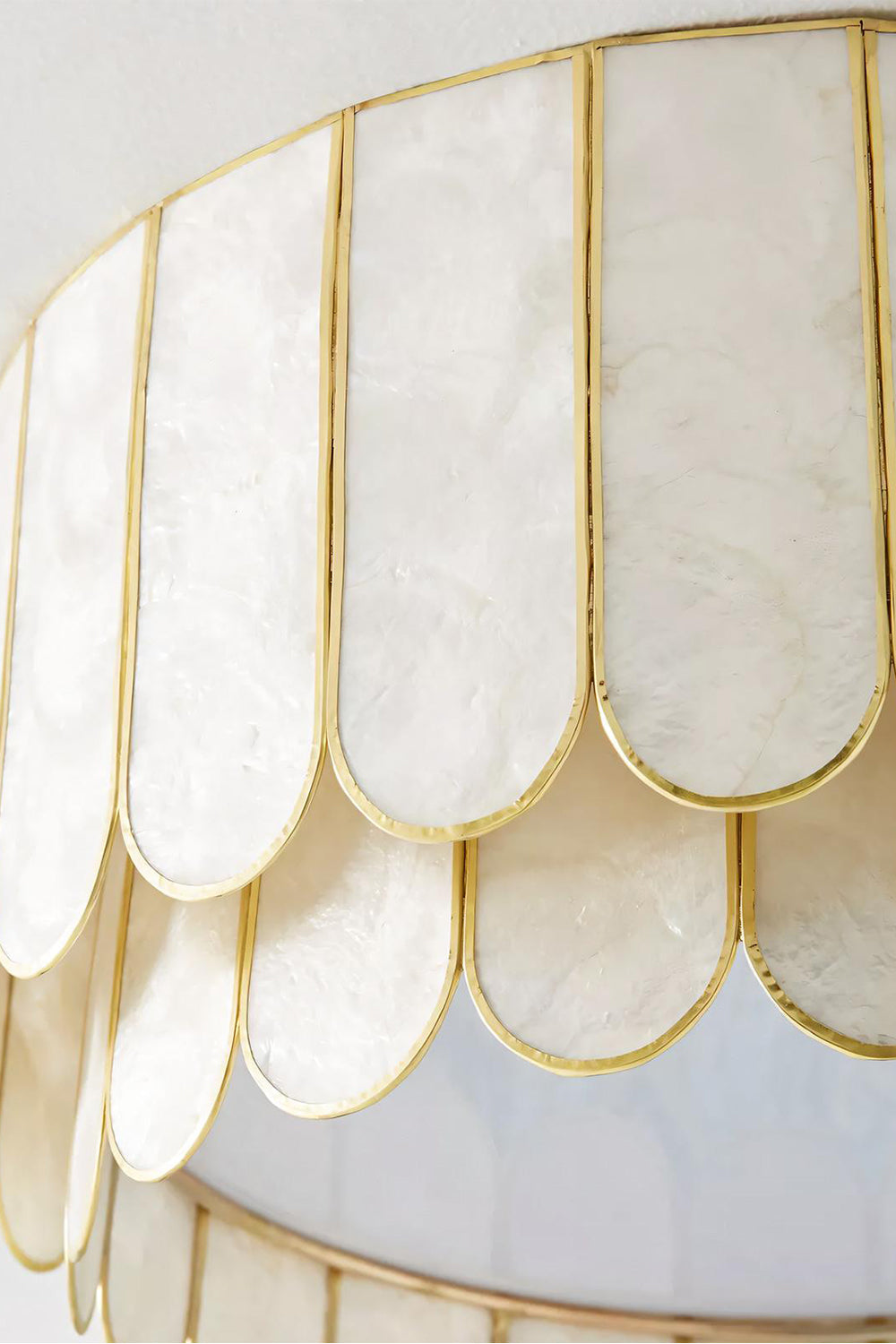 Faceted Shell Bloom Ceiling Light