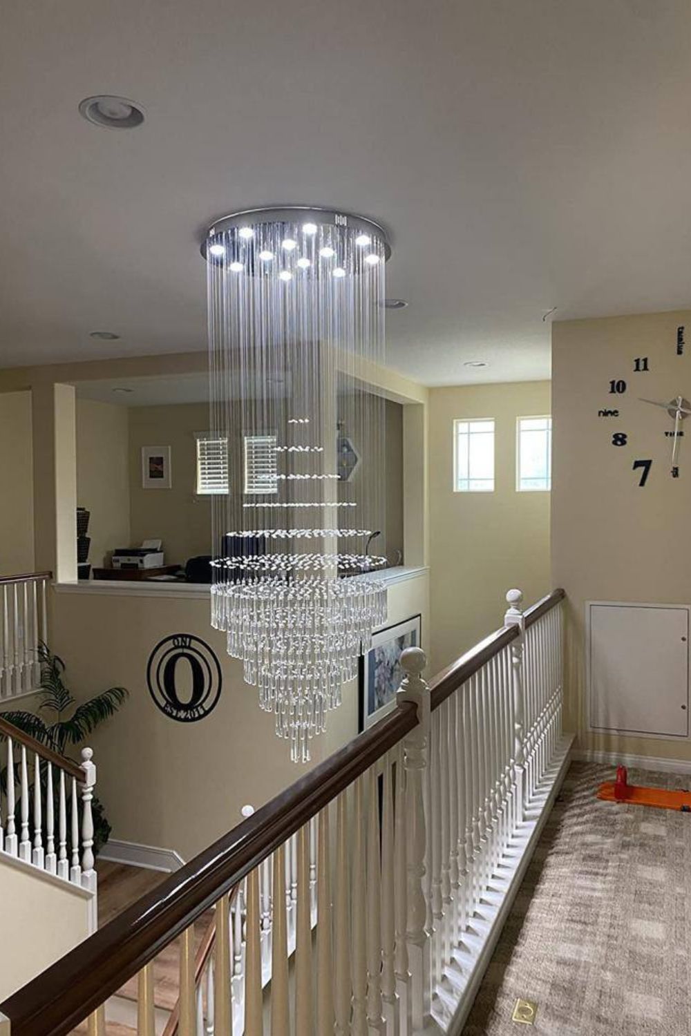 Floating Castle Raindrop Crystal Chandelier