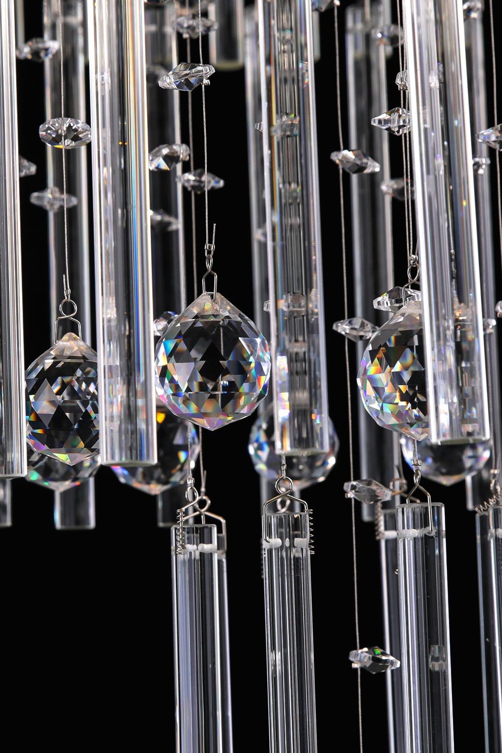 Floating Castle Raindrop Crystal Chandelier