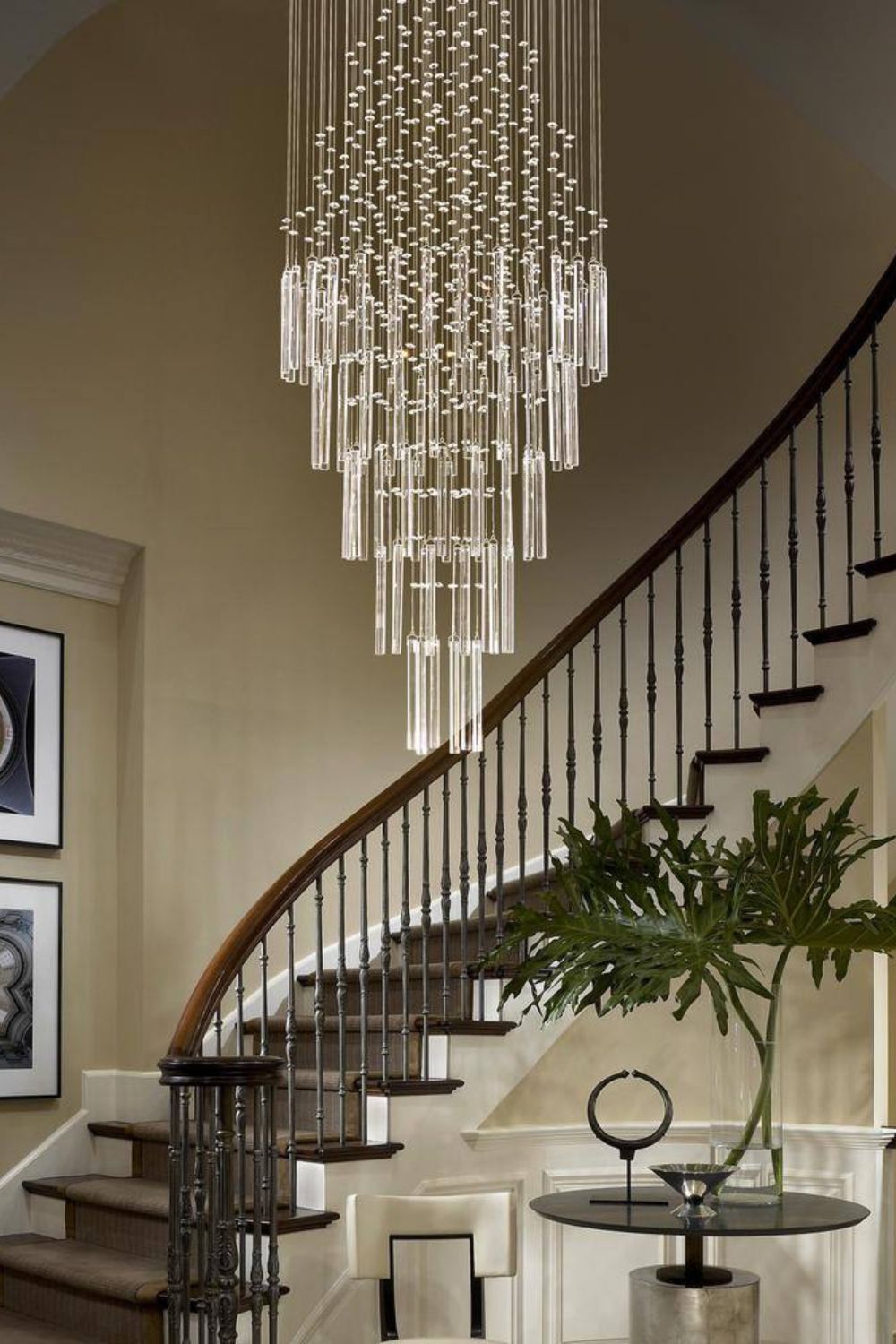 Floating Castle Raindrop Crystal Chandelier