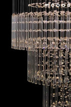 Floating Castle Raindrop Crystal Chandelier