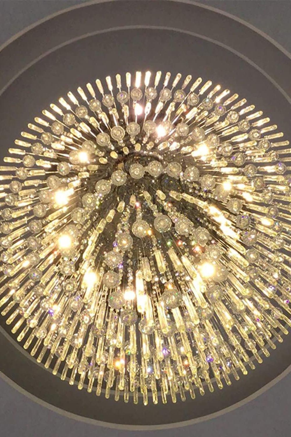Floating Castle Raindrop Crystal Chandelier