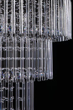 Floating Castle Raindrop Crystal Chandelier