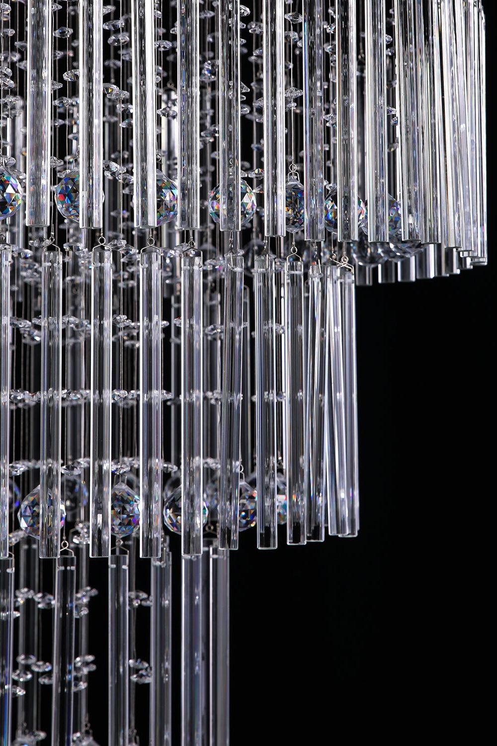 Floating Castle Raindrop Crystal Chandelier