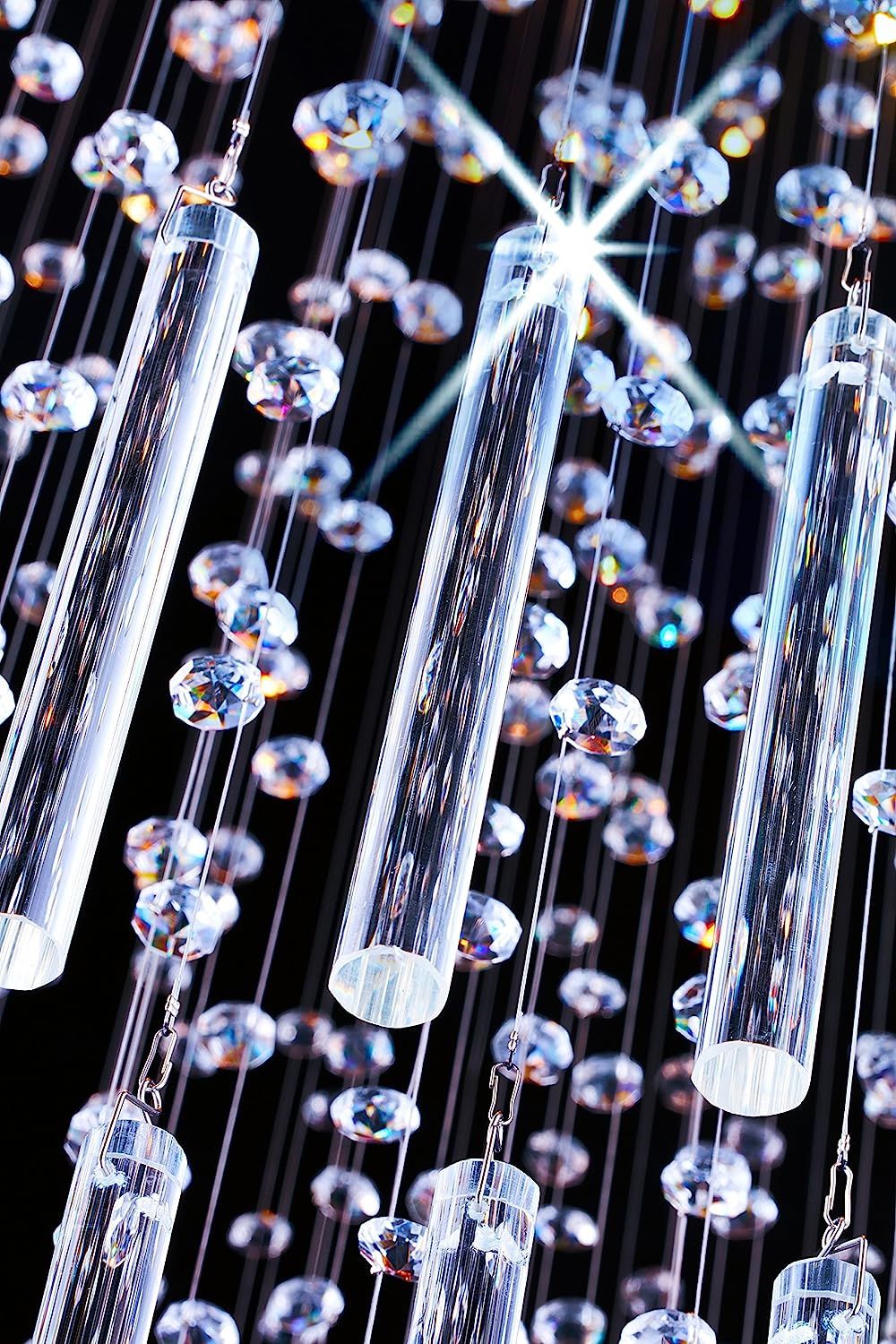 Floating Castle Raindrop Crystal Chandelier