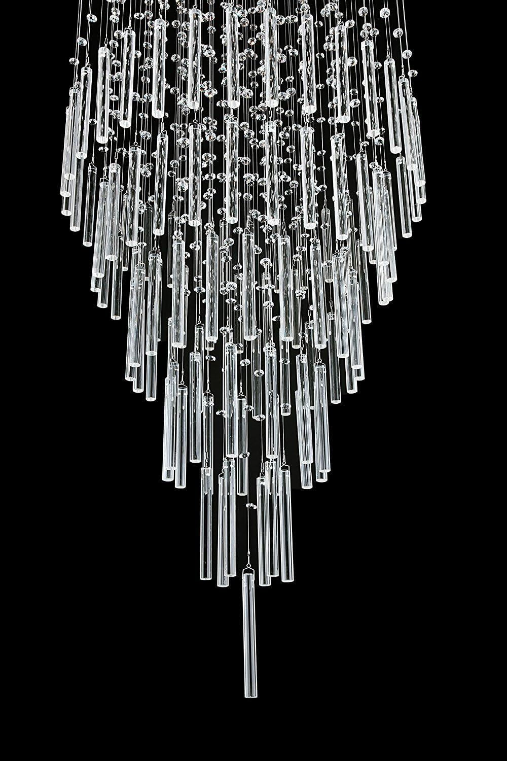 Floating Castle Raindrop Crystal Chandelier