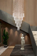 Floating Castle Raindrop Crystal Chandelier