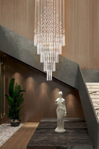 Floating Castle Raindrop Crystal Chandelier