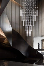Floating Castle Raindrop Crystal Chandelier