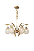Flower bag chandelier