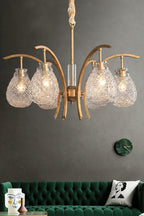 Flower bag chandelier