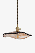 Flower Petal Glass Pendant Light